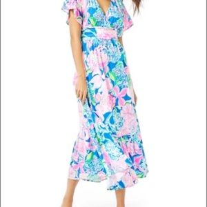 NWT Lilly Pulitzer Jessie Midi Dress Sz XL